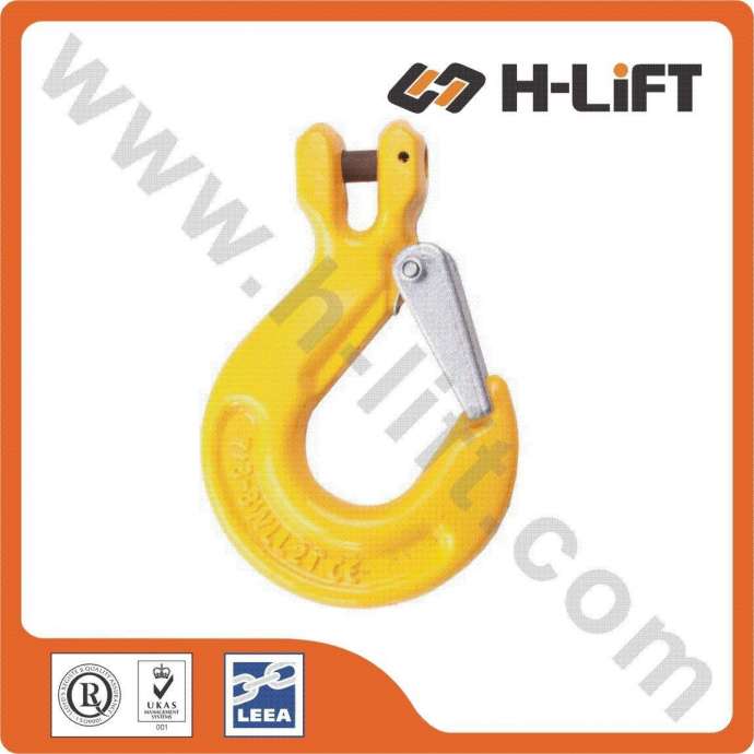 Grade 80 Alloy Steel Clevis Sling Hook with Safety Latch