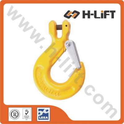 Grade 80 Alloy Steel Clevis Sling Hook with Safety Latch